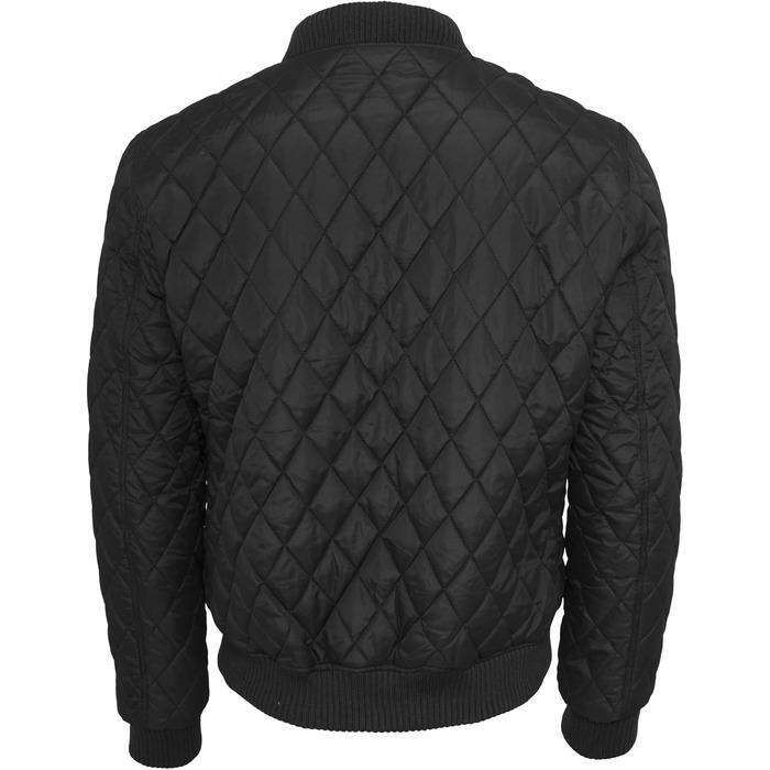 Чоловіча стібана куртка Urban Classics Diamond Quilt Jacket, великий розмір 4XL, чорна