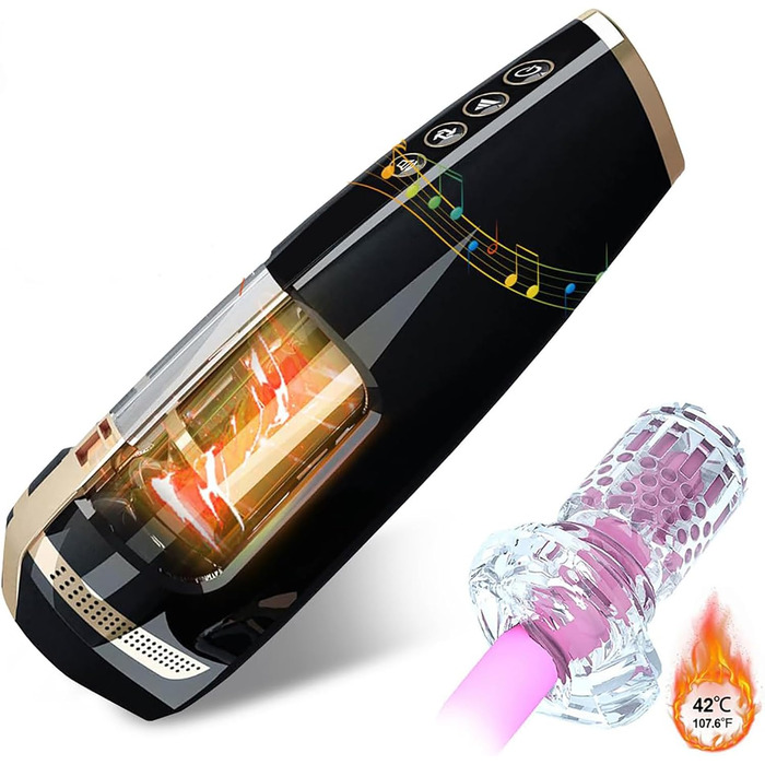 Масажер для чоловіків ChicLSQ 3Teleskopні швидкості, 5 режимів, автоматичний нагрів, електричний секс-іграшка