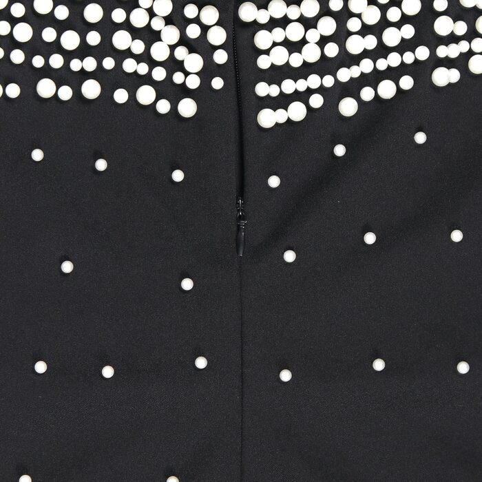 Жіночий ромпер з стразами Nagfar - сексуальний комбінезон для вечірнього виходу, коктейльної вечірки, клубу (D53 Schwarz, XL)