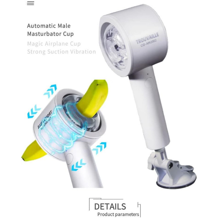 Електричний мастурбатор для чоловіків Xuomt з телескопічною функцією та вібрацією