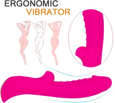 Вібратор для жінок G-Spot з 10 режимами, рожевий. Іграшка для дорослих, для пар.