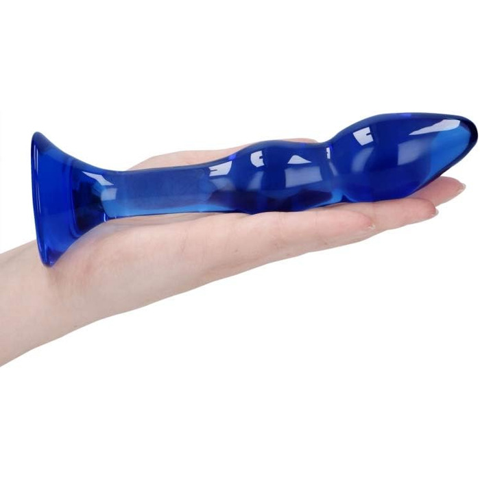 Ділт з боросилікатного скла Shots Chrystalino Galant, блакитний, 15 см