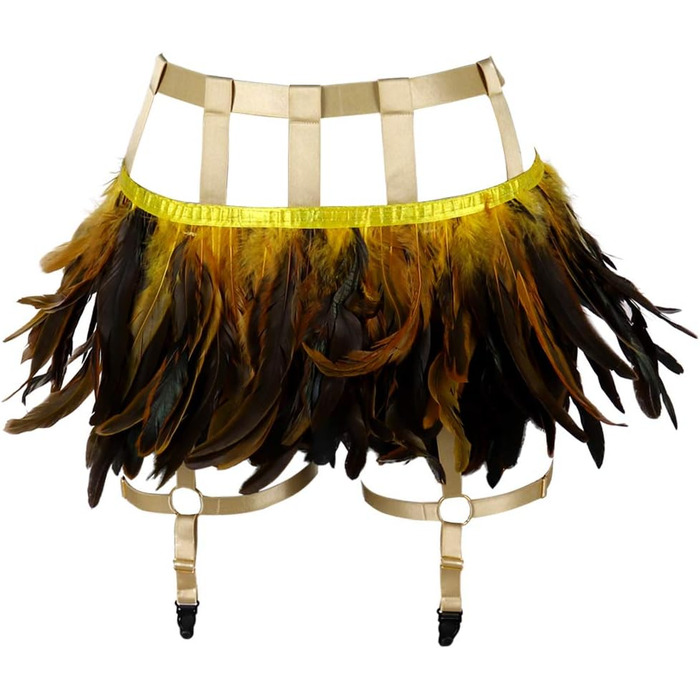 Жіночі мереживні накладки на стегна, ремінці для ніг, пояс для шкарпеток, готичний стиль, регульовані, для клубу, вечірки, танців, фестивалів (білий, світло-жовтий)