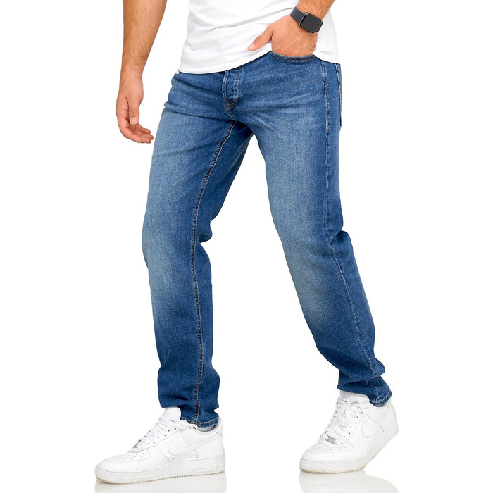 Чоловічі джинси JACK & JONES Infinity Mike ARIS Comfort Fit, темно-сині, 32W/32L