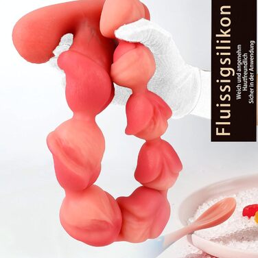 Силіконові анальні кулі Youxclian різних розмірів для сексуальної стимуляції (5/6/7/8 см)