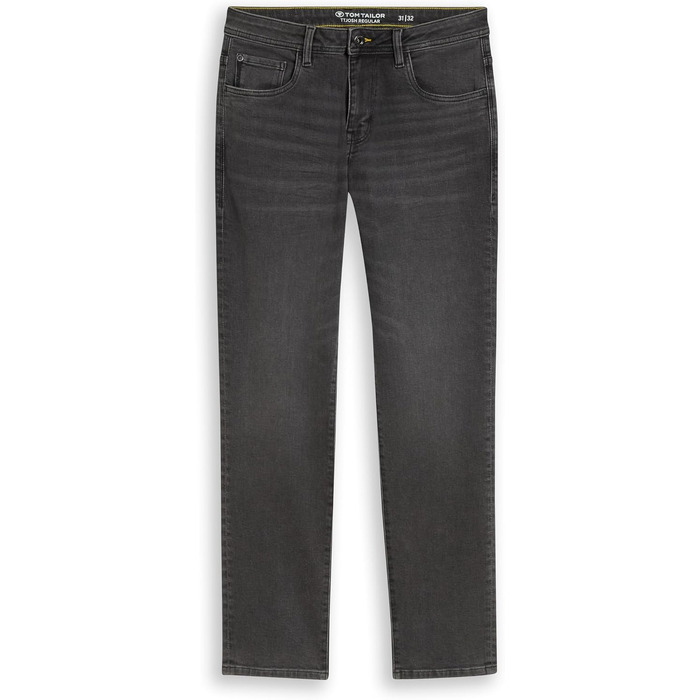 Чоловічі джинси Tom Tailor TTJOSH Regular Slim, темно-сірі (Dark Stone Grey), розмір 38W/32L