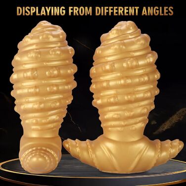 Анальний дildo Jomyu з силікону, великий розмір, конічна форма, T-подібна основа, для чоловіків та жінок