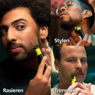 Електричний тример та бритва Philips OneBlade 360 Face & Body з Bluetooth та набором насадок для обличчя та тіла, QP4631/30