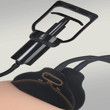 Набір для збільшення грудей ScreaAss 2Er Set: масажер грудей, вакуумна помпа, вібратор, стимулятор клітора, 2 шт. Чорний