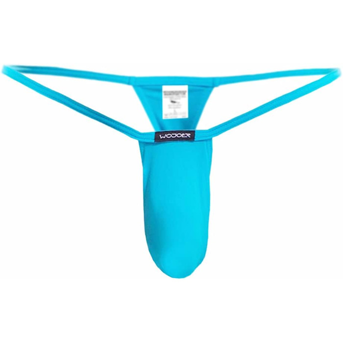 WOJOER Beun Basic: міні-шкарпетка-стрінг для пляжу та нижньої білизни. Еластичний, з натуральним пуш-ап ефектом для чоловіків. Дизайнерська клубна білизна німецького бренду WOJOER, колір: льодовик