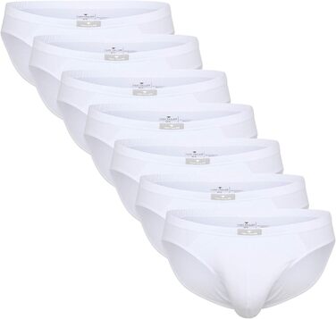 Сліпи TOM TAILOR для чоловіків, комплект з 8 шт, 100% бавовна, білий