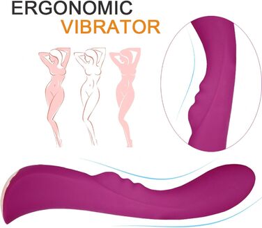 Вібратор Rabbit для стимуляції G-точки та клітора, 10 режимів, червоний