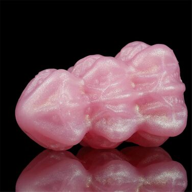 Анальні кульки з рідкого силікону Soarvlorfy (3 шт.) - стимулятори G-точки та простати, рожеві, M