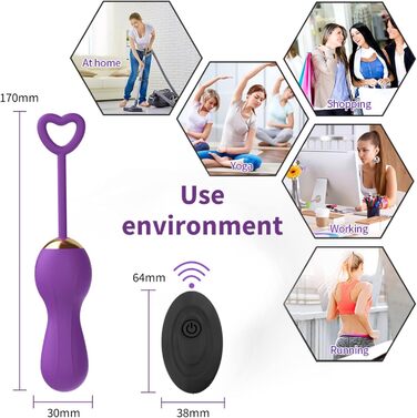 Вібраційний яєчко з пультом дистанційного керування для жінок - вібратор з силікону, секс-іграшка