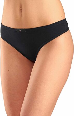 Струнні трусики для жінок H.I.S. з бавовняного стрейчу, чорні, XL (багатопак)