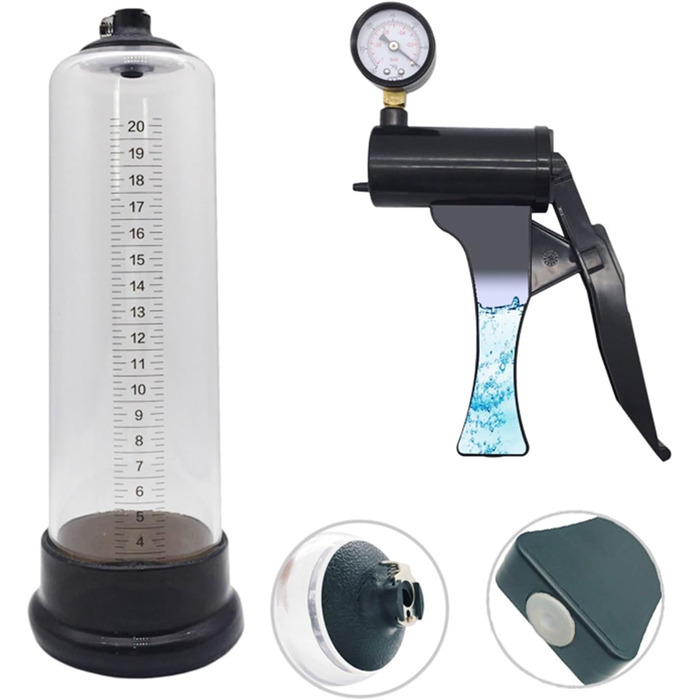 Вакуумна помпа для збільшення статевого члена (пеніс-насос) для чоловіків, підтримка при імпотенції