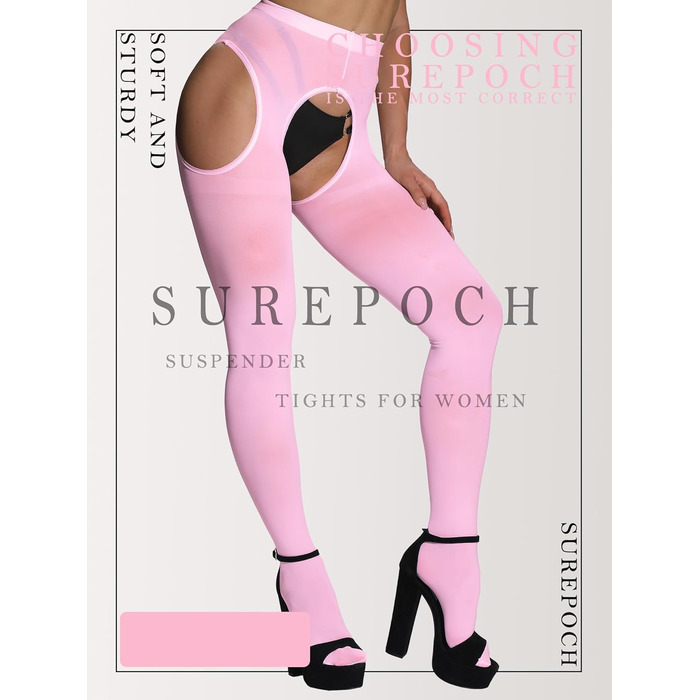 Шкарпетки-шкарпетки Surepooch для жінок, великі розміри, відкритий крок, рожеві, XL-XXL