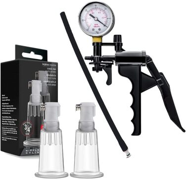 Вакуумний масажер для клітора та великих статевих губ, ScreaAss - професійний масажер для статевих губ, клітора, вагінальний насос для жінок, стимулятор, секс-іграшка, комплект