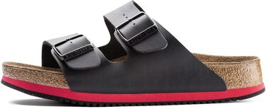 Сандалії Birkenstock Arizona Superlauf чорно-червоні, розмір 42 EU