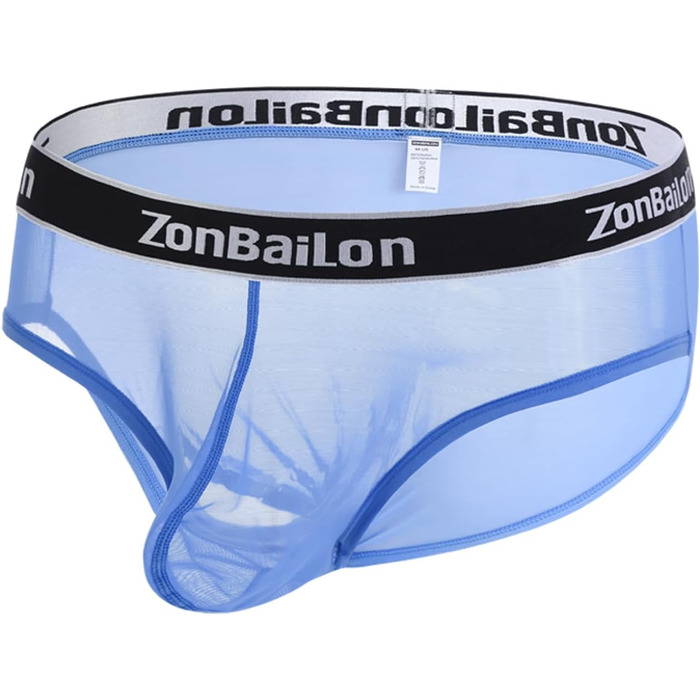 Чоловіча труси YAHWUAI: сексуальна, зручна білизна з великим вирізом (M, синій)