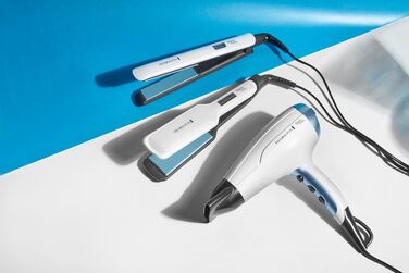 Випрямляч для волосся Remington Shine Therapy S8550 з керамічним покриттям, аргановою олією та вітаміном E, LCD-дисплей, 150-230°C
