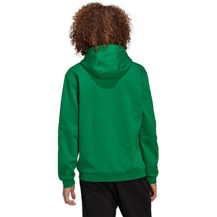 Чоловічий худі Adidas Entrada 22 з капюшоном, подовжений розмір XL Extra Tall, колір Team Green / White