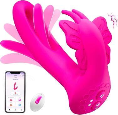 Вібратор для жінок G-точка та клітора - секс-іграшка з 9 режимами вібрації, 4в1, кролик, рожевий