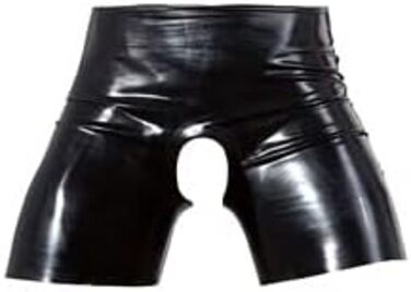 Штани латексні чоловічі LATE X, чорний колір, розмір S