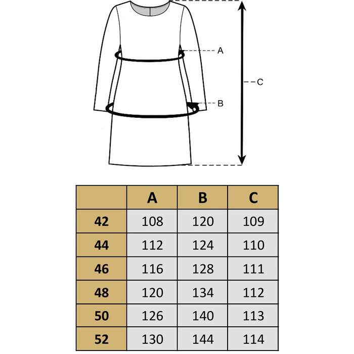 Класична повсякденна сукня міді FEMIMODA, розмір 44