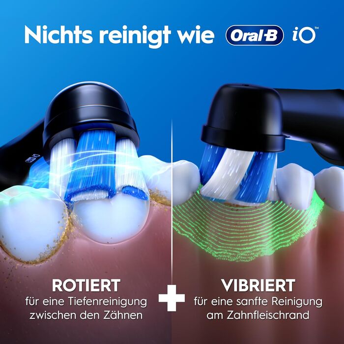 Електрична зубна щітка Oral-B iO Series 2, рожева, 3 режими чищення, з дорожнім футляром та 1 додатковою насадкою