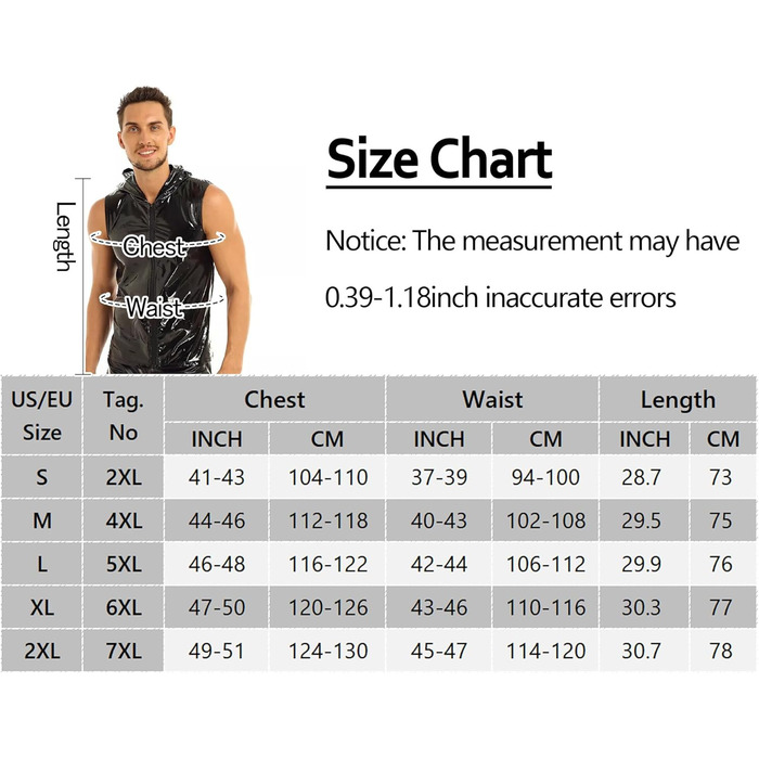 Чоловіча сорочка з лакованої шкіри Wetlook, сексуальна модель, для вечірок (L, Чорний)