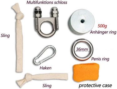 Набір металевих ходових кілець (бол-стретчер) для чоловіків: 12 кілець, прикраса-мішечок, важкі, екстремальні. Іграшки для дорослих