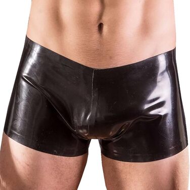 Чоловічі боксери GREEFEI з чорного латексу з низькою талією, ручної роботи, для клубів та костюмів