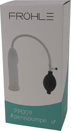 Анатомічна помпа для збільшення статевого члена Fröhle PP009 Slim-Fit, вакуумна помпа, секс-іграшка
