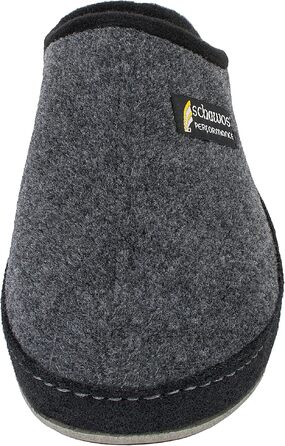 Чоловічі фетрові капці SCHAWOS 6030, дихаючі круглорічні домашні капці з протиковзаючою підошвою та анатомічною устілкою, сірі, розмір 40 EU