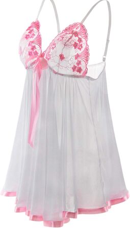 Сексуальна спідня білизна для жінок: мереживний комплект Babydoll з лаком для пишних фігур (4XL)