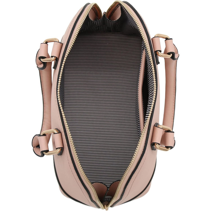 Жіноча сумка-сатчел FashionPuzzle Dome Satchel у кольорі припилений рожевий (Dusty Pink)