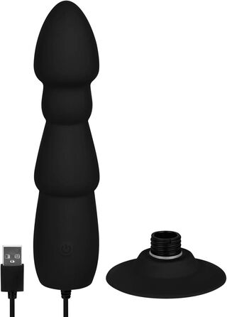 Анальний вібратор з пультом дистанційного керування | Водостійкий (IPX7) аналплаг для чоловіків та жінок | Гнучке секс-іграшка | 10 режимів вібрації | Анальний плаг з силікону | 20 см
