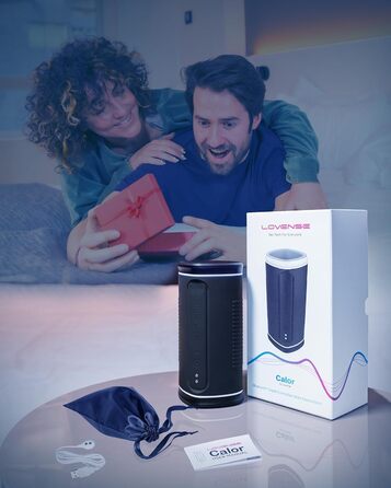 LOVENSE Calor Bluetooth - чоловічий мастурбатор з глибоким керуванням, автоматична вібрація, підігрів, секс-іграшка для чоловіків