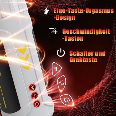 Електричний мастурбатор для чоловіків Sumeber – бездротовий кубок з 7 режимами, телескопічною та ротаційною функцією масажу, текстурована оболонка