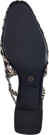 Жіночі туфлі-слінгбеки Tamaris 1-29614-42 вузькі, чорні, розмір 39 EU