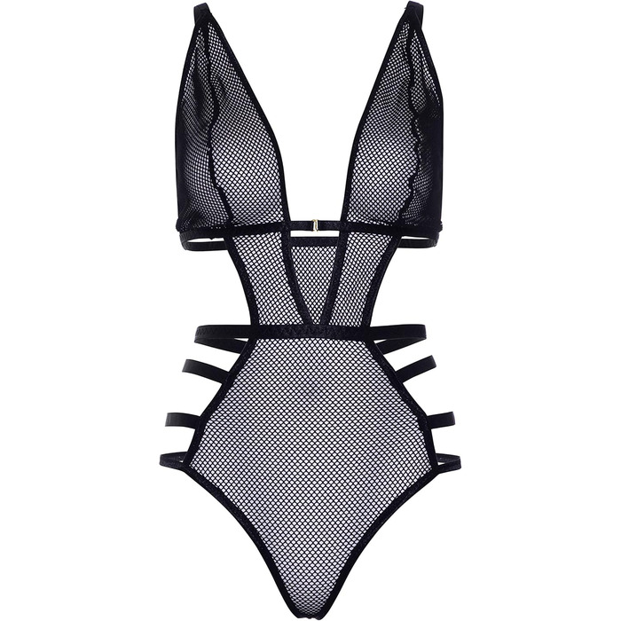 Комплект спідньої білизни Leg Avenue з мереживом, чорний