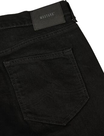 Чоловічі джинси Mustang Oregon Bootcut з ефектом stretch, чорний денім, розмір 32W/32L