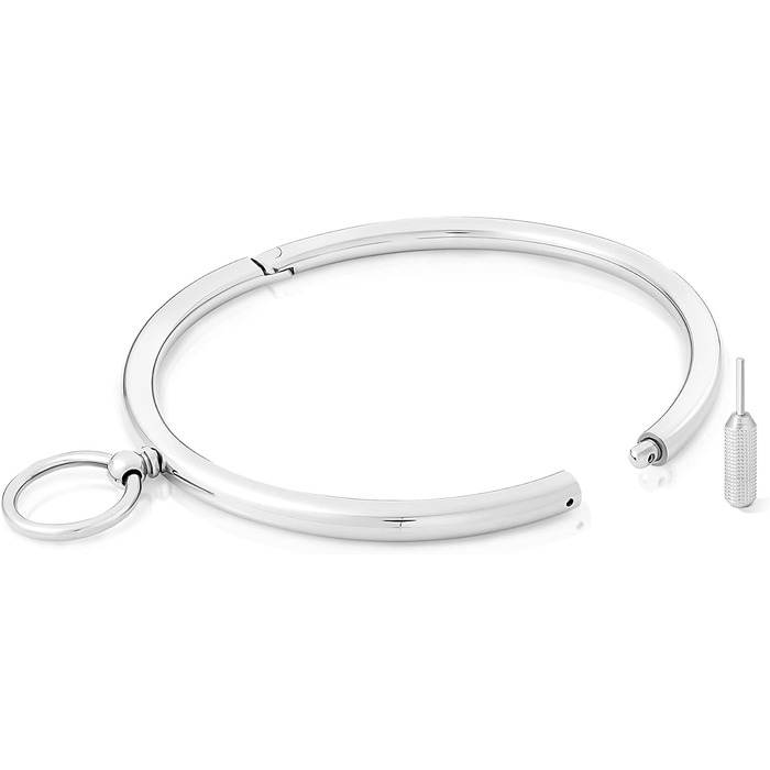 Металеве намисто-нашийник для БДСМ Bondage Halsband, нержавіюча сталь, унісекс, 120 мм