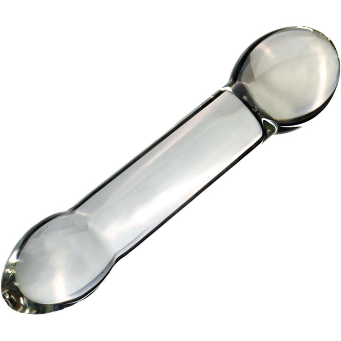 Скляний анальний плагін XXL: великий, гладкий, для чоловіків та жінок. Скляний ділос, анальні кульки, плагін для анального сексу. Матеріали: скло, кришталь.