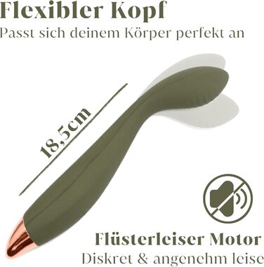 Вібратор жіночий Ladyluv для стимуляції G-точки та клітора – 10 режимів, водонепроникний, преміум силікон – для пар, з підзарядкою