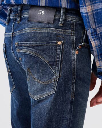 Чоловічі джинси LTB Roden Bootcut синього кольору Arona Wash, бавовна зі стрейчем, розмір 34W/34L