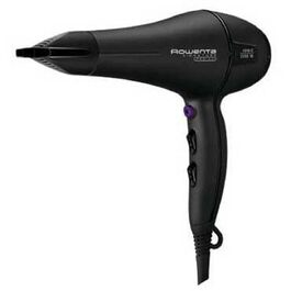 Фен для волосся Rowenta Signature Pro CV7840F0, професійний AC-двигун 2200 Вт, іонізація, 2 швидкості, 3 температури, з концентраторами та дифузором