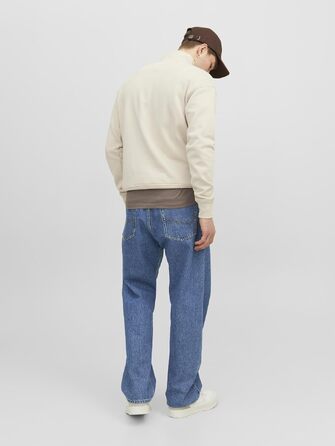 Чоловічі джинси Baggy Fit JACK & JONES JJIALEX синього кольору, денім