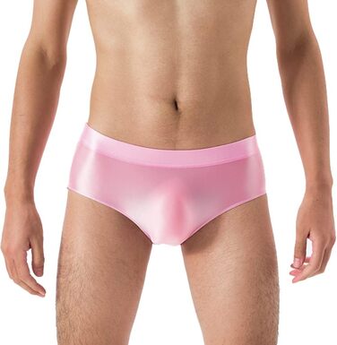 Сексуальна спідня білизна Suer Code для чоловіків: 6 шт. з нейлону, м'які, дихаючі труси (M, 2 шт. рожеві)